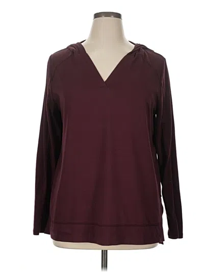 Pre-owned Livi Pullover Sweater In Burgundy
