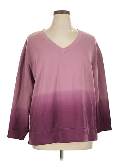 Pre-owned Livi Pullover Sweater In Purple