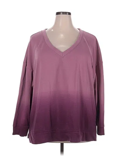 Pre-owned Livi Pullover Sweater In Purple