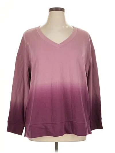 Pre-owned Livi Pullover Sweater In Purple