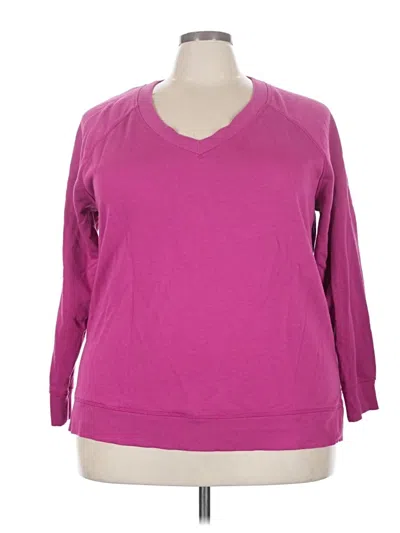 Pre-owned Livi Pullover Sweater In Purple