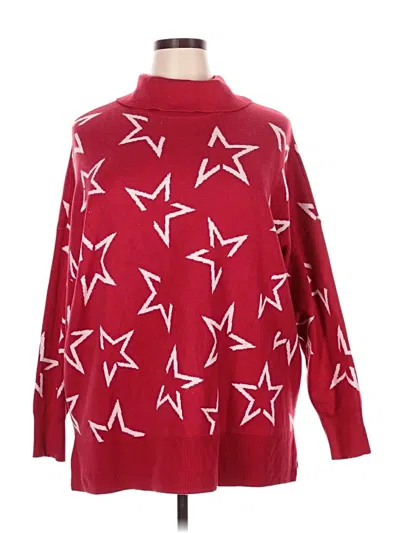 Pre-owned Livi Pullover Sweater In Red