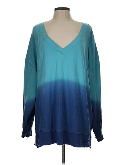Pre-owned Livi Pullover Sweater In Teal