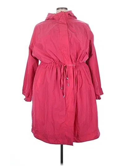 Pre-owned Livi Raincoat In Pink