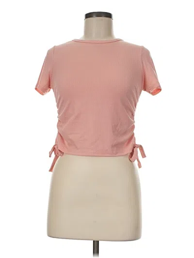 Pre-owned Livi Short Sleeve T-shirt In Pink