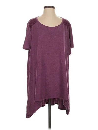 Pre-owned Livi Short Sleeve T-shirt In Purple