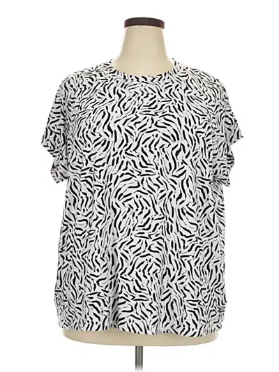 Pre-owned Livi Short Sleeve T-shirt In Silver