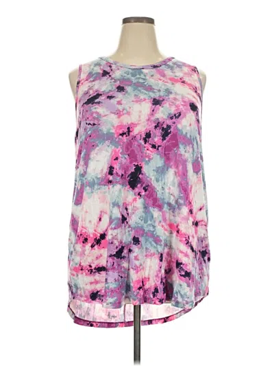 Pre-owned Livi Sleeveless Blouse In Purple