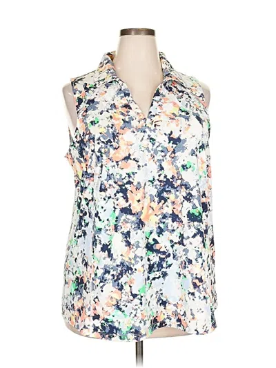 Pre-owned Livi Sleeveless T-shirt In Blue