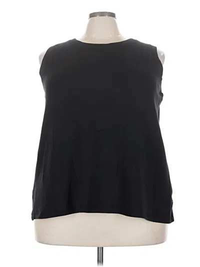 Pre-owned Livi Sleeveless T-shirt In Black