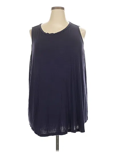 Pre-owned Livi Sleeveless T-shirt In Blue