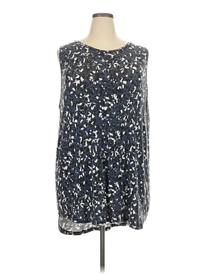 Pre-owned Livi Sleeveless T-shirt In Blue