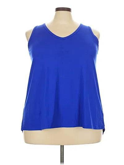 Pre-owned Livi Sleeveless T-shirt In Blue