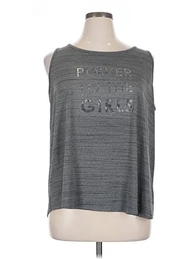 Pre-owned Livi Sleeveless T-shirt In Gray