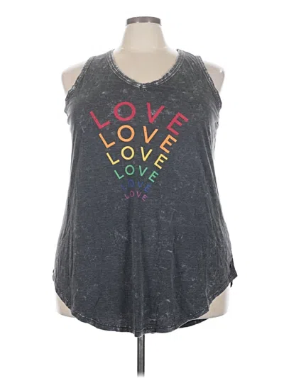 Pre-owned Livi Sleeveless T-shirt In Gray