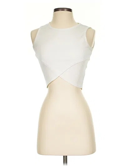 Pre-owned Livi Sleeveless T-shirt In Ivory