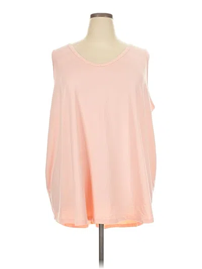 Pre-owned Livi Sleeveless T-shirt In Pink