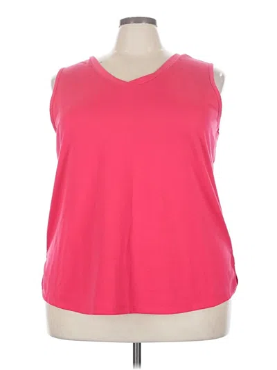 Pre-owned Livi Sleeveless T-shirt In Pink
