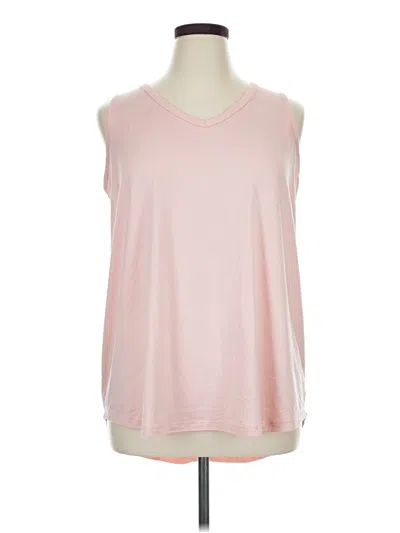 Pre-owned Livi Sleeveless T-shirt In Pink