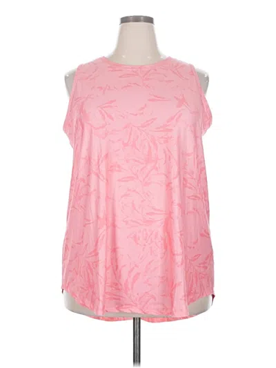 Pre-owned Livi Sleeveless T-shirt In Pink