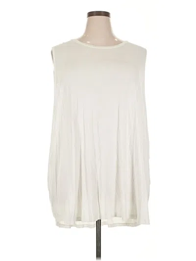 Pre-owned Livi Sleeveless T-shirt In White