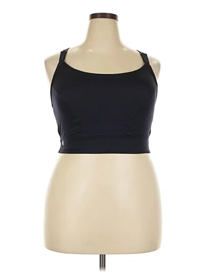 Pre-owned Livi Tank Top Blue Halter Neckline Tops