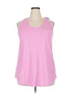 Livi Tank Top Pink Halter Neckline Tops In Pink