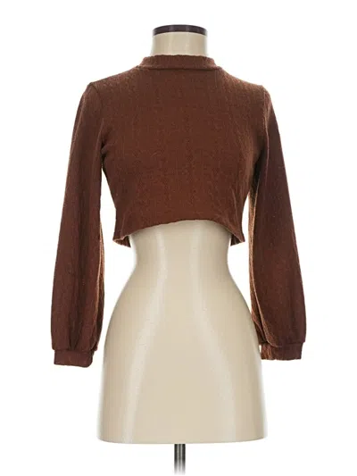 Pre-owned Livi Turtleneck Sweater In Brown