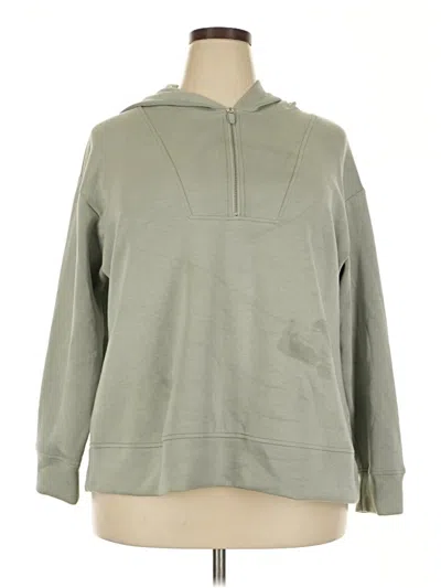Pre-owned Livi Zip Up Hoodie In Green