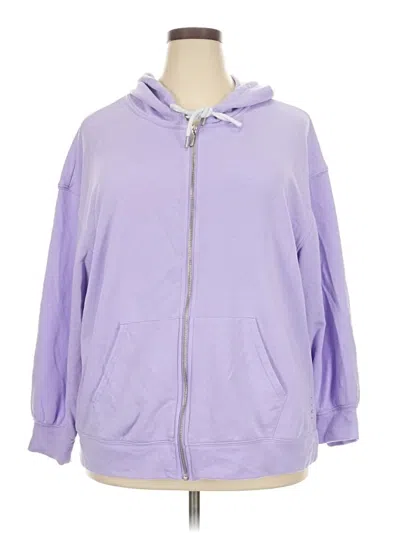 Pre-owned Livi Zip Up Hoodie In Purple