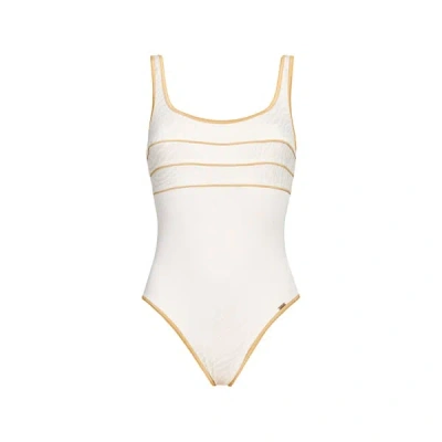 Livia Maillot De Bain 1 Pièce Bellemare In Neutral