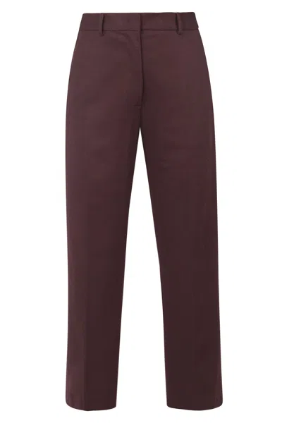 Liviana Conti - Trousers - 460128 - Bordeaux In Brown