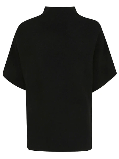 Liviana Conti 3/4 Sleeves Sweater In Black  