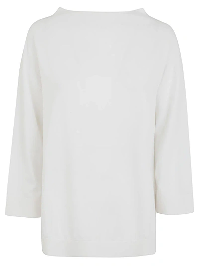 Liviana Conti 3/4 Sleeves Sweater In White