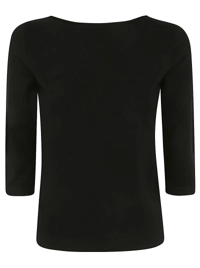 Liviana Conti 3/4 Sleeves T-shirt In Black