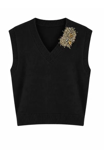 Liviana Conti Abile Vest  In Black