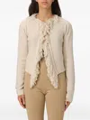 Liviana Conti Aiden Fringed Cardigan In Multi