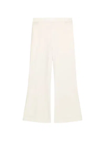 Liviana Conti Alfie Flared Trousers In White