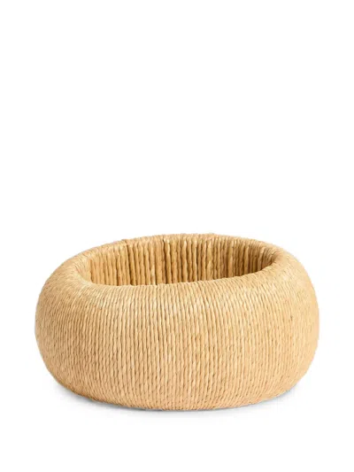 Liviana Conti Annette Woven Slip-on Bangle In Neutrals