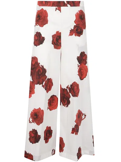 Liviana Conti Ansel Trousers In White Marble Funded