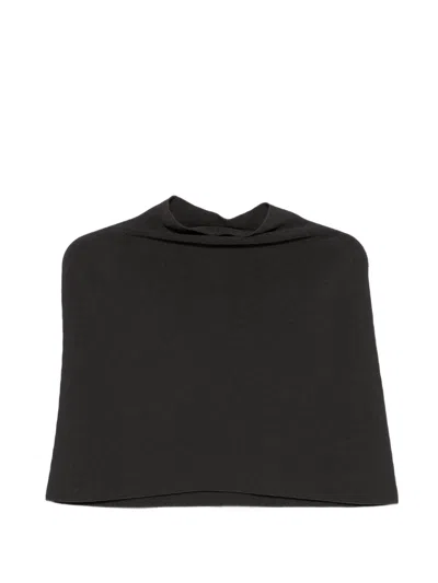 Liviana Conti Armida Cape In Black