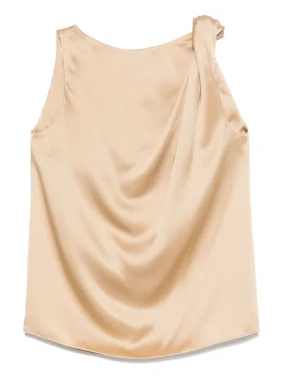 Liviana Conti Asymmetric Top In Brown