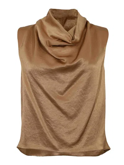 Liviana Conti Ava Blouse In Brown