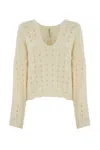 Liviana Conti Sweater  Woman Color Yellow Cream In Pomice