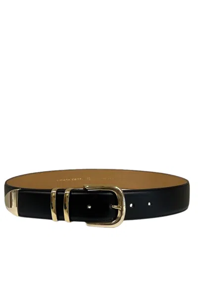 Liviana Conti Belt Kaile Woman  With Gold Buckle In Blue