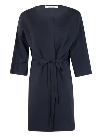 LIVIANA CONTI BELTED MIDI DRESS