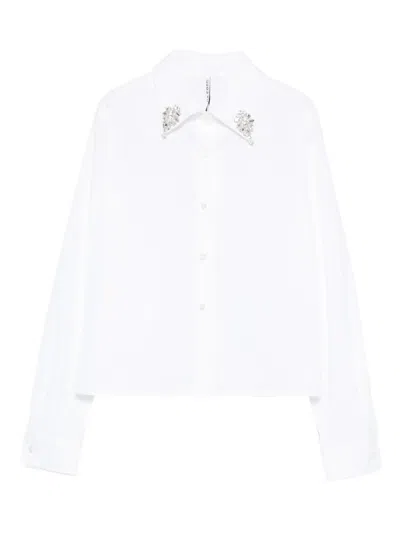 Liviana Conti Berenica Embellished Shirt In White