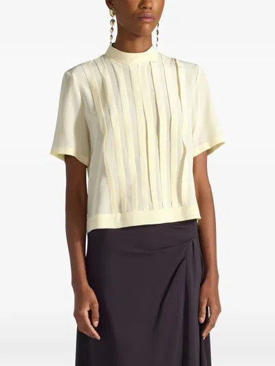 Liviana Conti Betty Blouse In Neutral