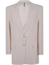 Liviana Conti Single-breasted Blazer In Pumice