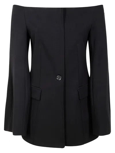 Liviana Conti Blazer Open Shoulders In Nero